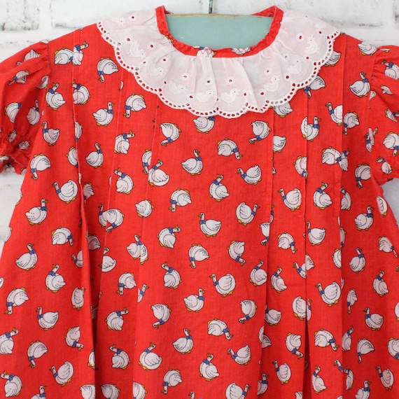 Hand Sewn Duck/Goose Dress - Infant - Toddler - image 2