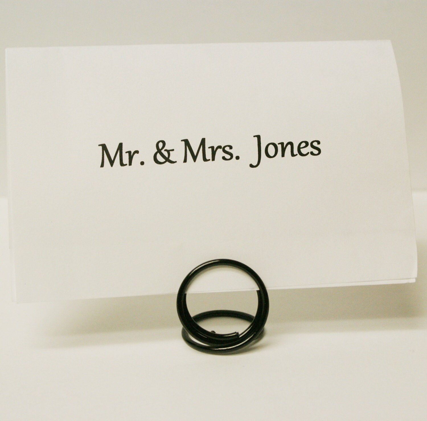 10 Name Card Place Holders BLACK small by Cufflinked Etsy