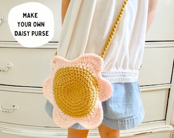 Torebka Daisy | Torebka Daisy dla malucha | Torebka w kwiaty dla małej dziewczynki | Torebka w kwiaty w stylu retro | Torebka na ramię dla malucha