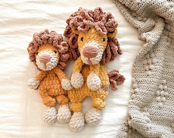 Przytulacz Lew na Szydełku | Pluszowy Lew | Prezent dla Maluszka