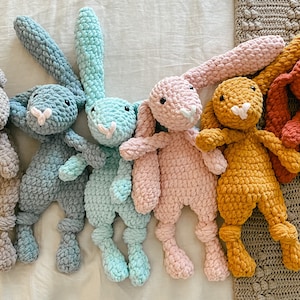 Hunny Bunny Snuggler | Crochet Bunny | Gift for Kids | Easter Basket Gift | Crochet Bunny | Crochet Plush Bunny