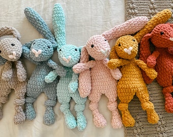 Hunny Bunny Snuggler | Crochet Bunny | Gift for Kids | Easter Basket Gift | Crochet Bunny | Crochet Plush Bunny