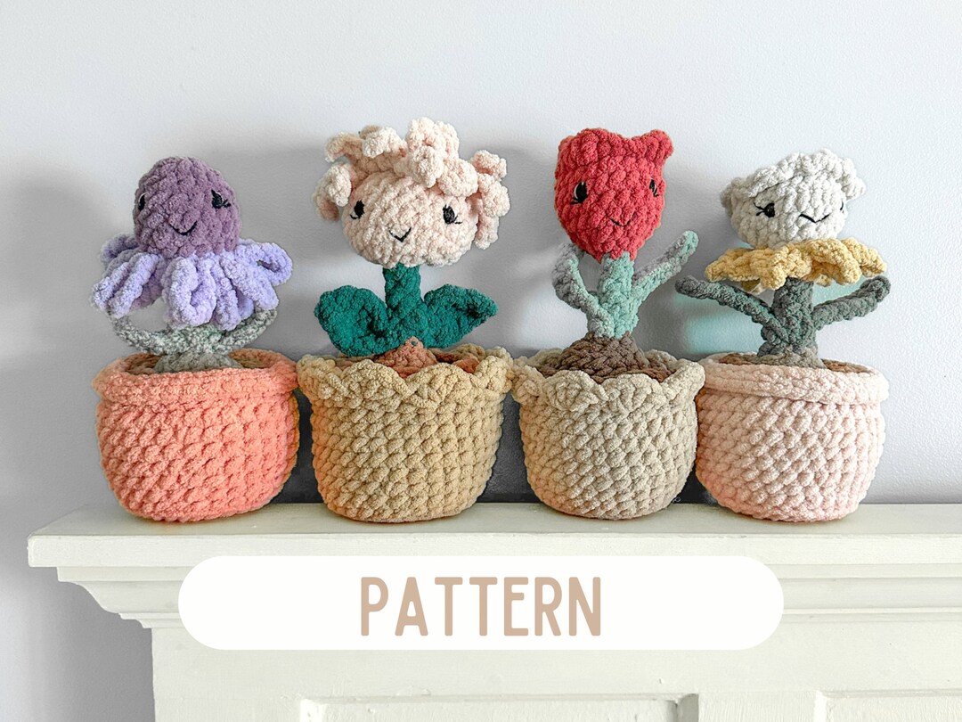 Bloom Buds Crochet Pattern *BUNDLE* | Crochet Flowers | Crochet Toys ...