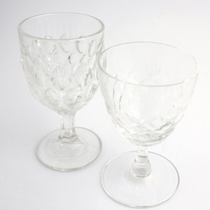 Two Small Cocktail Glasses - Vintage Barware - Vintage Glassware - Stemware