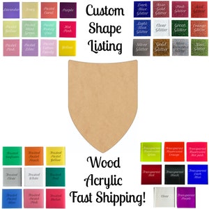 Roman Shield Acrylic Shape, Unfinished Roman Shield Cutout Craft, Glitter and Mirror Acrylic DIY