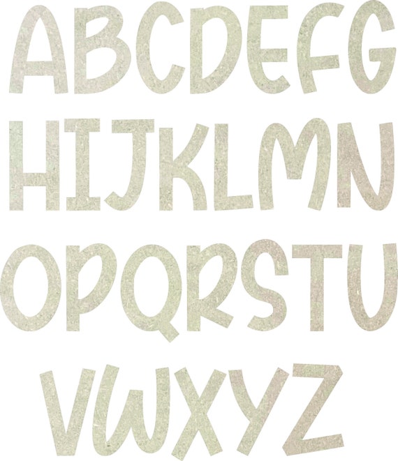 Wood MDF Letters Unfinished Craft Letter Pumkin Pie Blank | Etsy