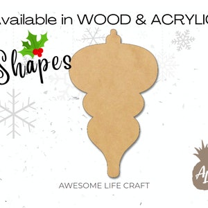 3D Ornament Champagne 3 Pieces Laser Cut Out Unfinished ORN43 3D Ornament Champagne 3 Pieces Laser Cut Out Unfinished ORN43