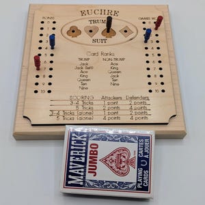 Deluxe Euchre Scoreboard