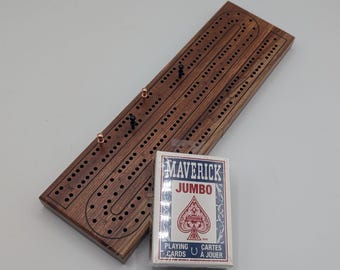Carribean Rosewood Travel Cribbage Board