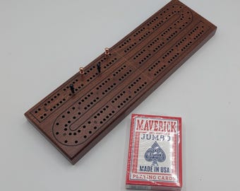 Carribean Rosewood Travel Cribbage Board