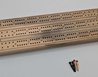 Bluejean Basswood Cribbage Board