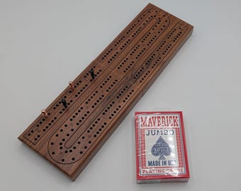 Bolivian Rosewood Travel Cribbage Board