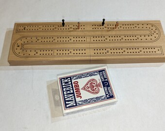 Supreme Alder Travel Cribbage Board