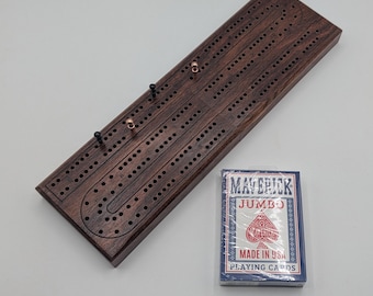 Carribean Rosewood Travel Cribbage Board