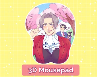 Miles Edgeworth 3D Mousepad