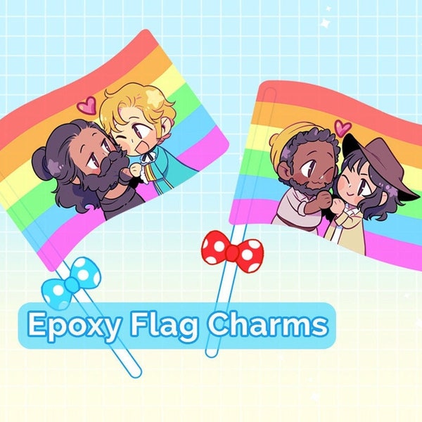 OFMD Flag lolipop charmes