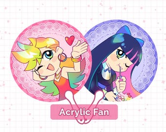 Panty & Stocking Acrylic Fan