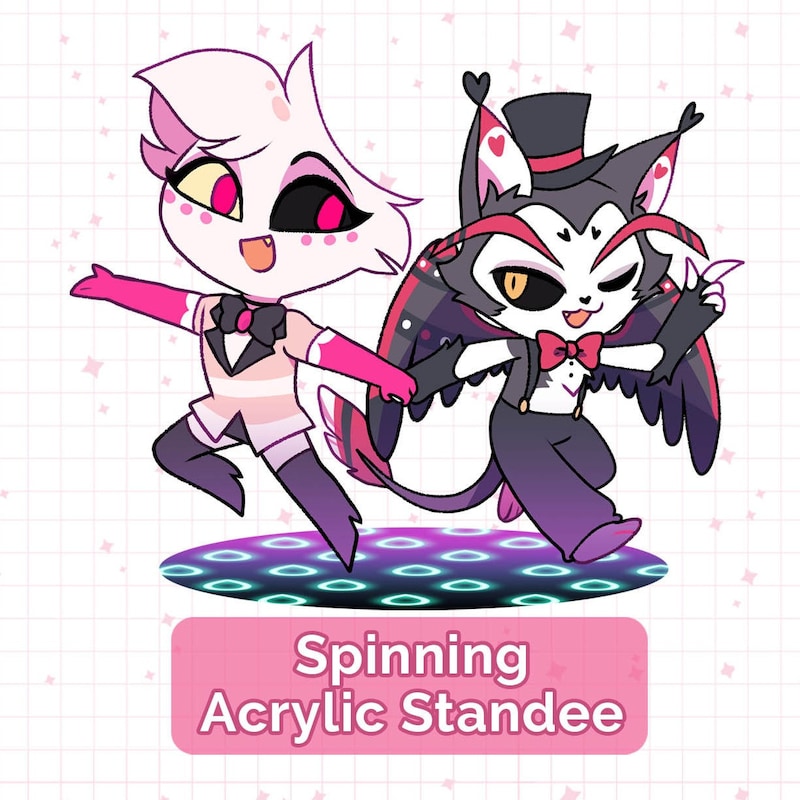 Razzle and dazzle hazbin hotel plush etsy