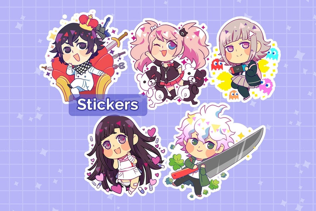 Dangan Ronpa Stickers - Etsy