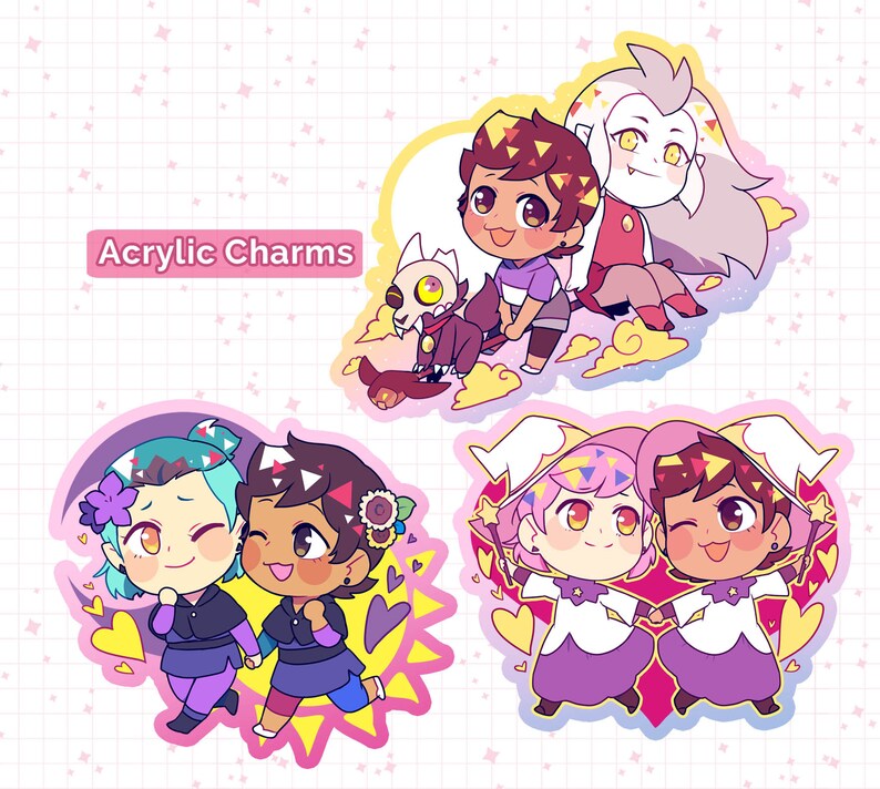 Owl House Acrylic Charms 