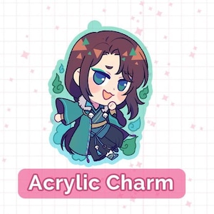 Amuleto acrílico Qi Rong