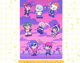Sk8ting boys Sticker Sheet