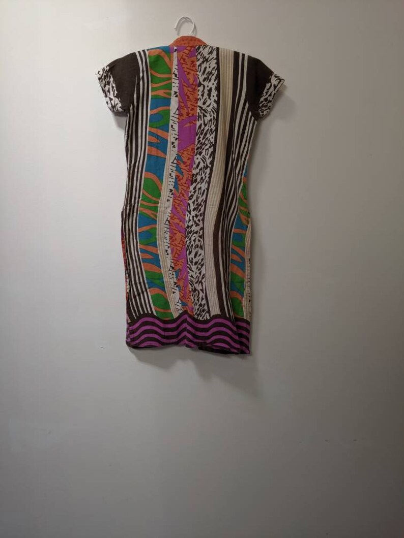 XS vintage rainbow tunic top