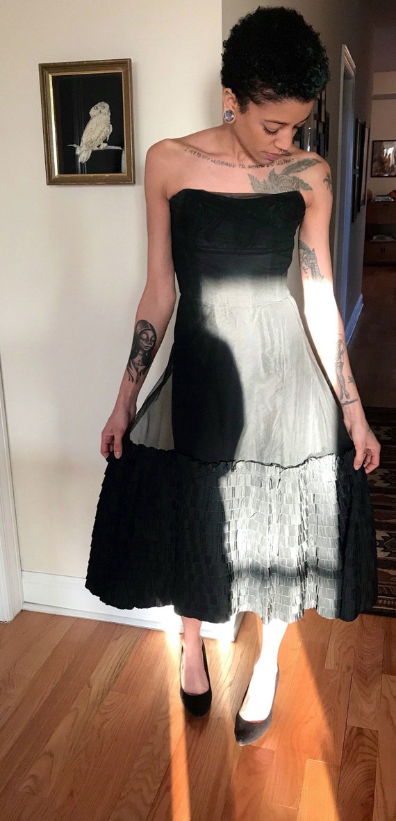 1950 Ceil Chapman Tulle evening gown