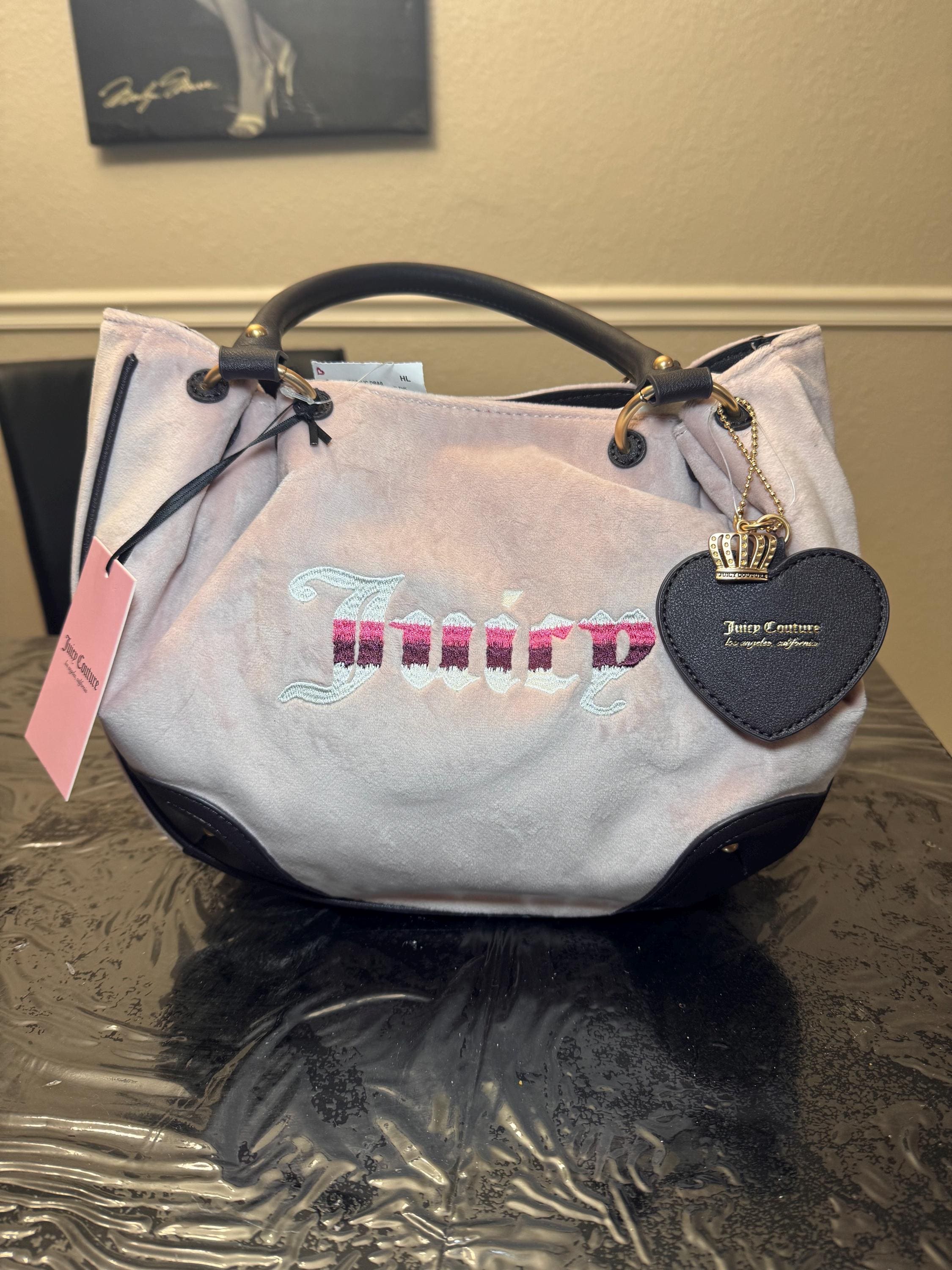 Gift Juicy Couture Grey Bag Juicy Couture Bag Pink And Brown