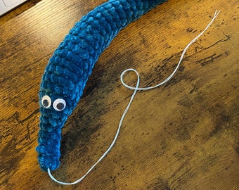 PATTERN ONLY: Amigurumi Worm-on-a-String Crochet Pattern