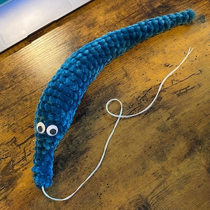PATTERN ONLY: Amigurumi Worm-on-a-String Crochet Pattern