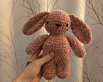 PATTERN ONLY: Fuzzy Amigurumi Bunny Crochet Pattern