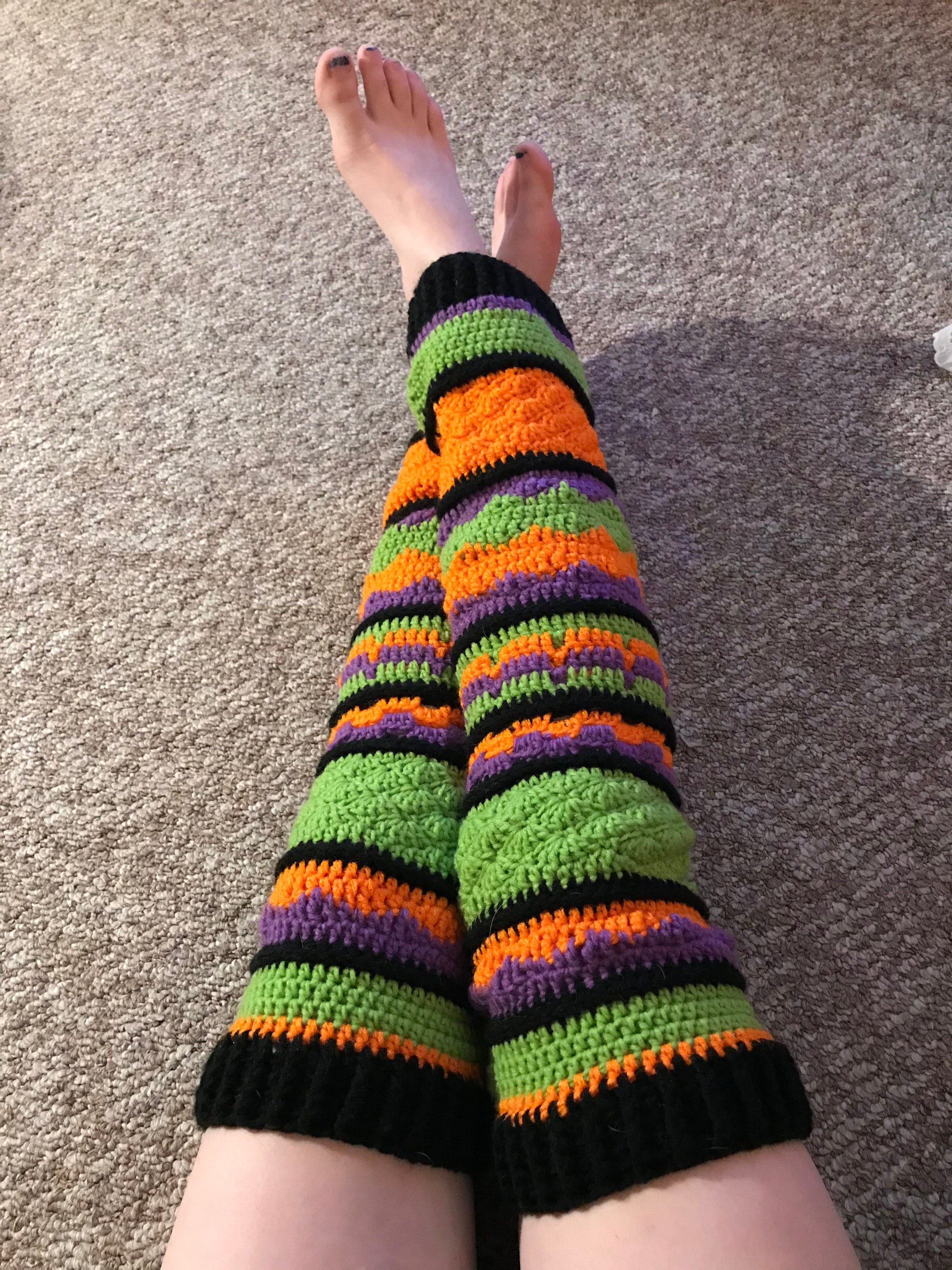 30 Crochet Leg Warmers Patterns for Retro, Cozy, and Statement Style 29 Tall Textured Leg Warmers