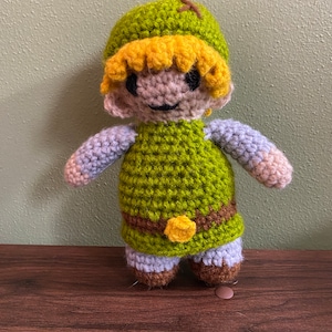 ALLEEN PATROON: Amigurumi Link-haakpatroon