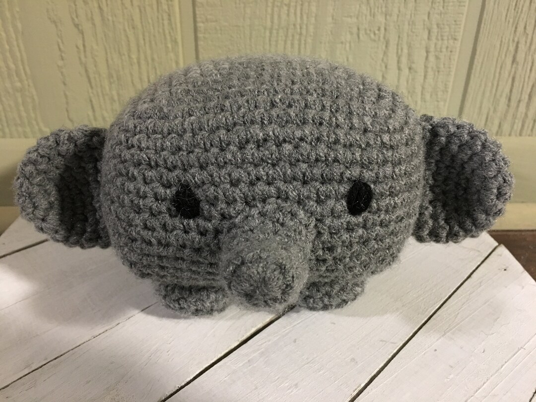 PATTERN ONLY: Square Elephant Plush Crochet Pattern - Etsy