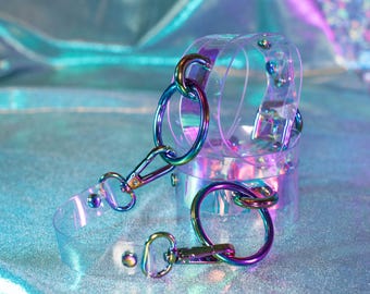 Iridescent PVC Cuffs