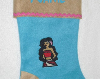 Disney Moana Personalized Christmas Stocking