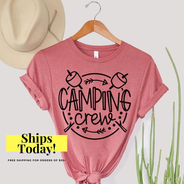 Camping T Shirt Etsy