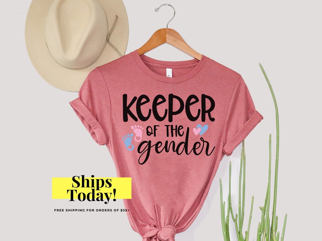 Gender Keeper Reveal Party Shirts Gender Reveal Party Etsy