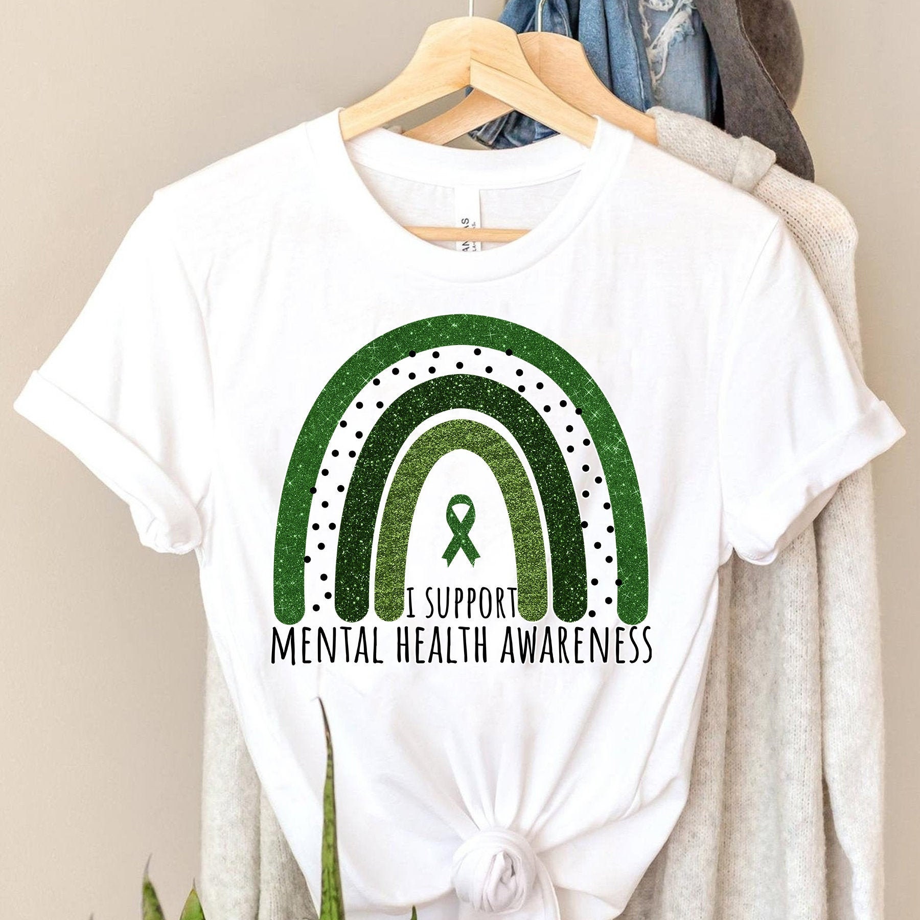 I Support Mental Health Awareness TShirt Mental Health Etsy