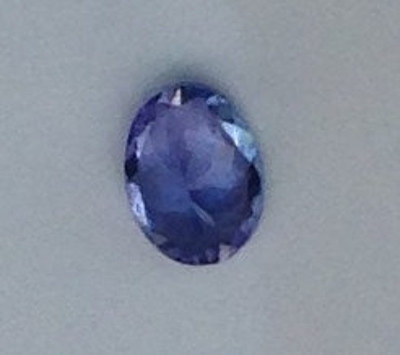 Crocus Tanzanite 0.90 Carats Oval 5.5x7.25mm Natural Solitaire Gemstone with Video image 5