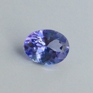 Crocus Tanzanite 0.90 Carats Oval 5.5x7.25mm Natural Solitaire Gemstone with Video image 4