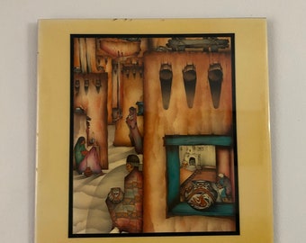 Amado Pena Print Matted 8x10 Mestizo Series Valle Azul