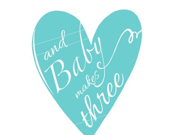 Instant Download Printable Baby Art in blue, pink, green and gray