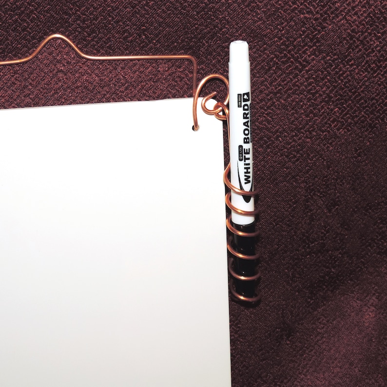 NEW Blank White Ceramic Dry Erase Message Board With Wire Etsy