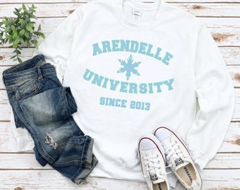 Arendelle University Sweatshirt, Frozen Sweatshirt, Elsa Sweatshirt, Disney Sweatshirt, Disneyland Sweatshirt, Winter sweatshirt