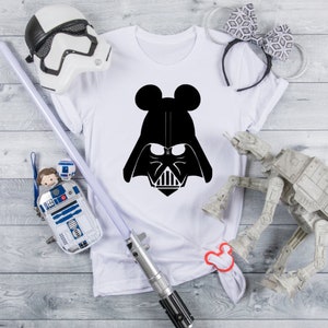 Darth Vader Mickey Ears, Star Wars shirt, Disney fan shirt, Disney parks shirt, Disney shirt, Disney World Shirt image 1