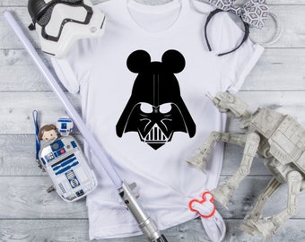 Darth Vader Mickey Ears, Star Wars shirt, Disney fan shirt, Disney parks shirt, Disney shirt, Disney World Shirt