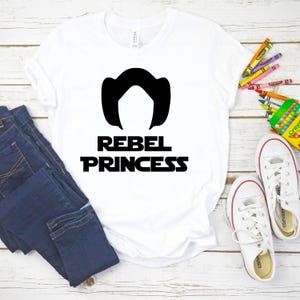 Rebel Princess shirt, Star Wars shirt, Toddler, Youth, Disney fan shirt, disney shirts kids, Disney shirt, Disney World Shirt