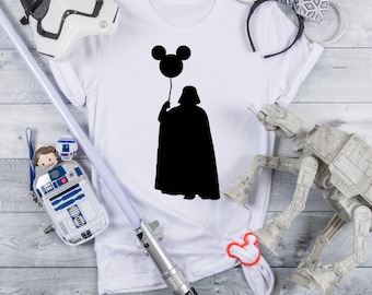 Darth Vader Mickey Balloon, Star Wars shirt, Disney fan shirt, Disney parks shirt, Disney shirt, Disney World Shirt